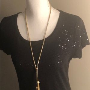 Sequin black t-shirt